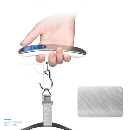 Digital Luggage Hanging Scale – 50kg/110lb Portable Travel Scale with LCD Display & Hook