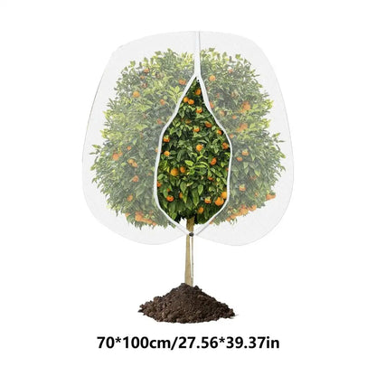 Large Fruits Tree Netting Cover with Drawstring Garden Insect Netting Transparent Anti-Bird Plant Barrier Mesh Screen