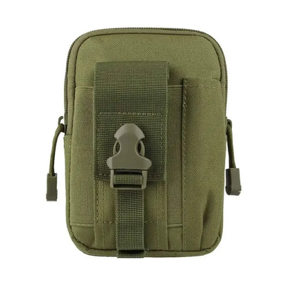 Tactical Universal Cell Phone Holster – Molle Hip Waist Pack with Zipper for Men & Women
