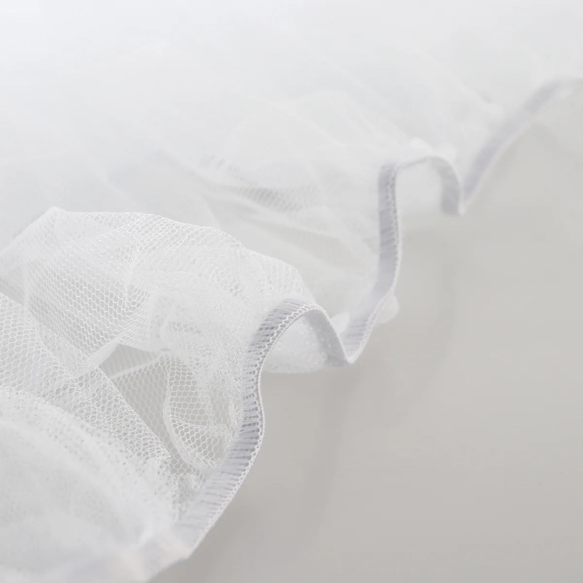 Baby Mosquito Net Stroller Mesh Cover Elastic Edge Fits Most Prams Car Seats Cradles White Protective Bug Net Cradle Mesh