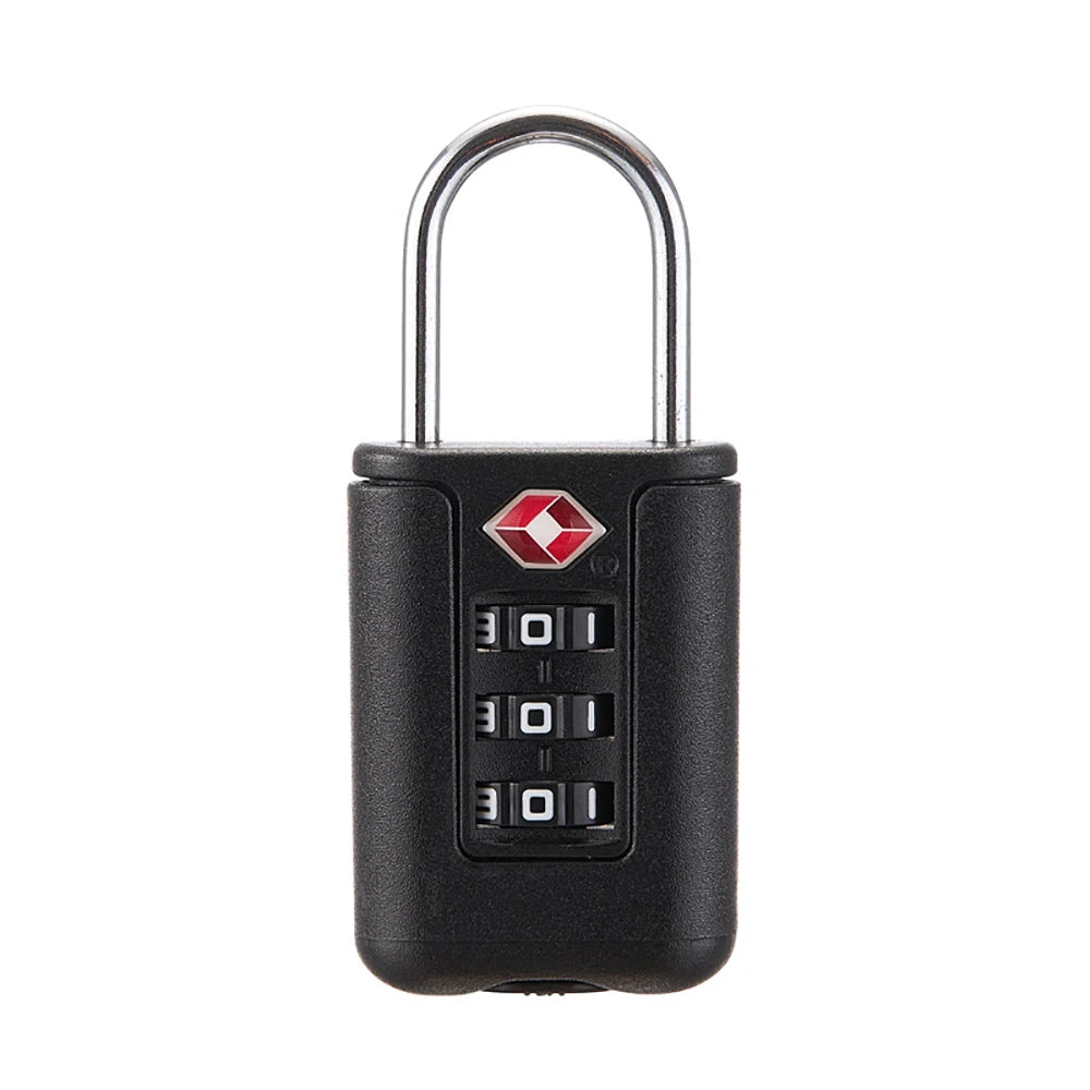 TSA Combination Lock for Luggage – 3-Digit Customs Code Padlock for Travel Bags & Suitcases