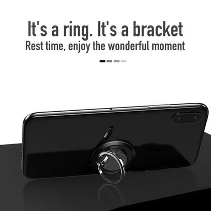 Mini Finger Ring Holder Stand Grip 360 Rotating For Mobile Phone Car Magnetic Mount Phone Back Sticker Pad Unniversal Bracket