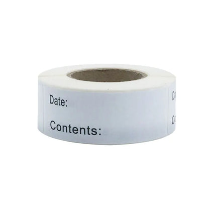 1 Roll of Date Label Stickers for Food Storage – Kitchen, Packaging & Condiment Marking