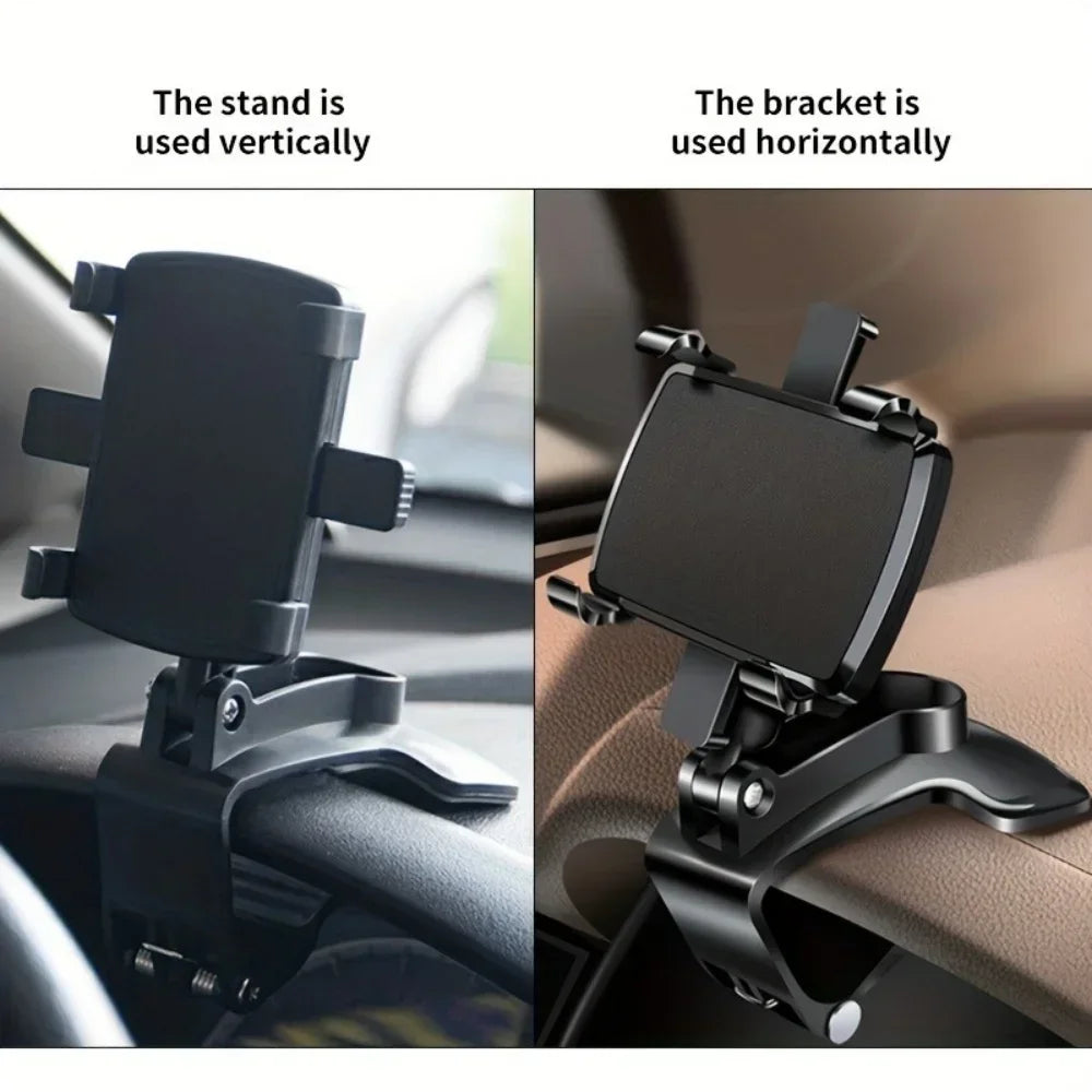 Support universel de téléphone portable pour voiture, support de téléphone pour tableau de bord, support à Clip facile, support
