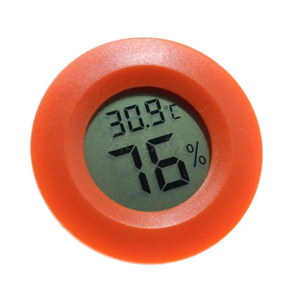 Mini Round Electronic Hygrometer – LCD Temperature & Humidity Meter for Indoor Use, Home & Office