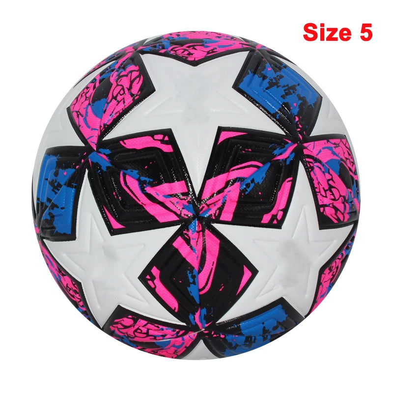 Standard Soccer Ball – Size 4 & 5 Seamless PU Football for Outdoor Sports & Training
