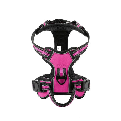 Adjustable Reflective Dog Harness – No-Pull, Breathable Pet Vest for Small to Large Dogs