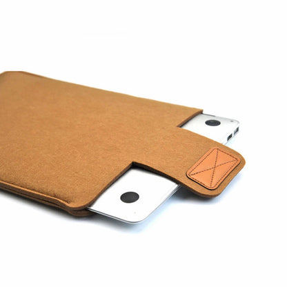 Felt Sleeve Slim Tablet Case Cover Bag – Solid Color Protective Storage for MacBook Air, Pro & Tablets 11, 13, 15 Inch