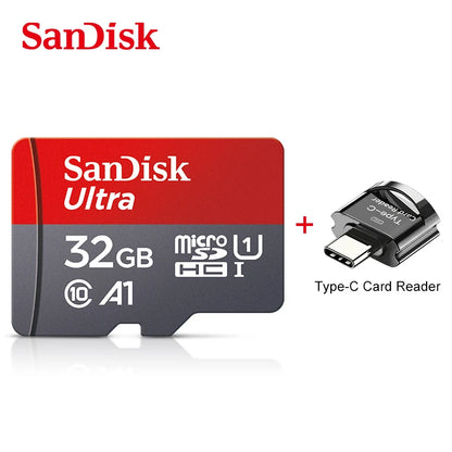 Ultra microsd 128GB 32GB 64GB 256GB 512GB A1 Micro SD Card SD TF Flash Card Memory Card Class 10 for Phone