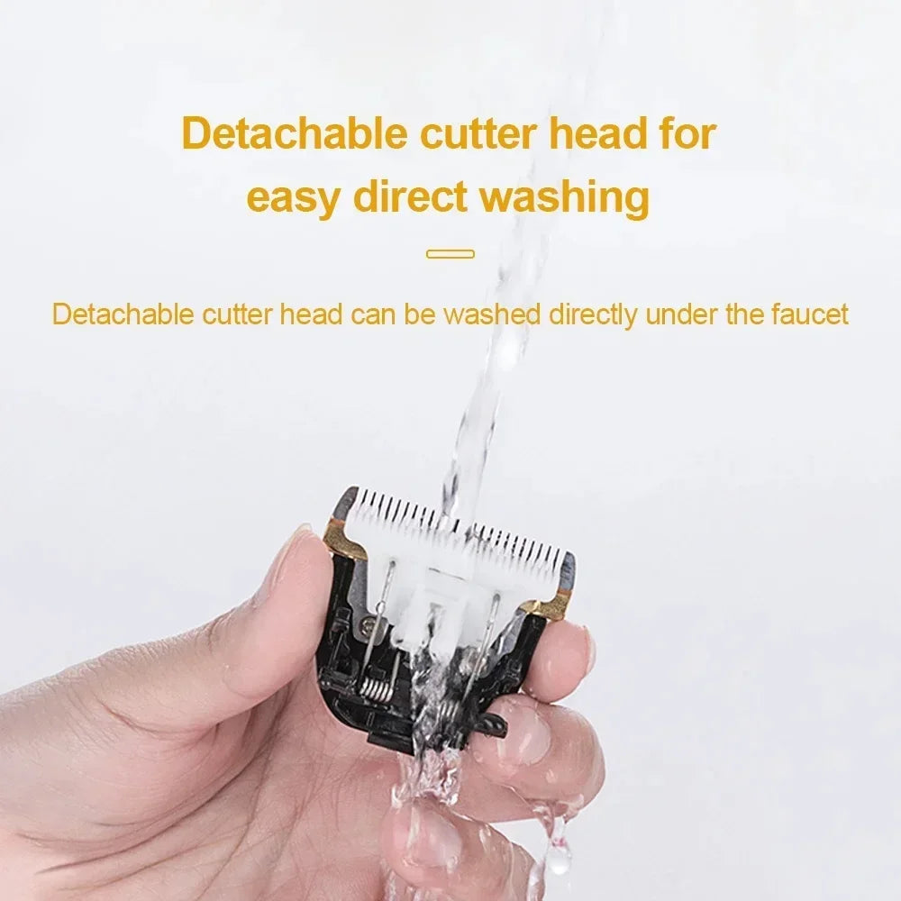 Professional Dog Hair Clipper – USB Rechargeable Electric Grooming Trimmer for Pets