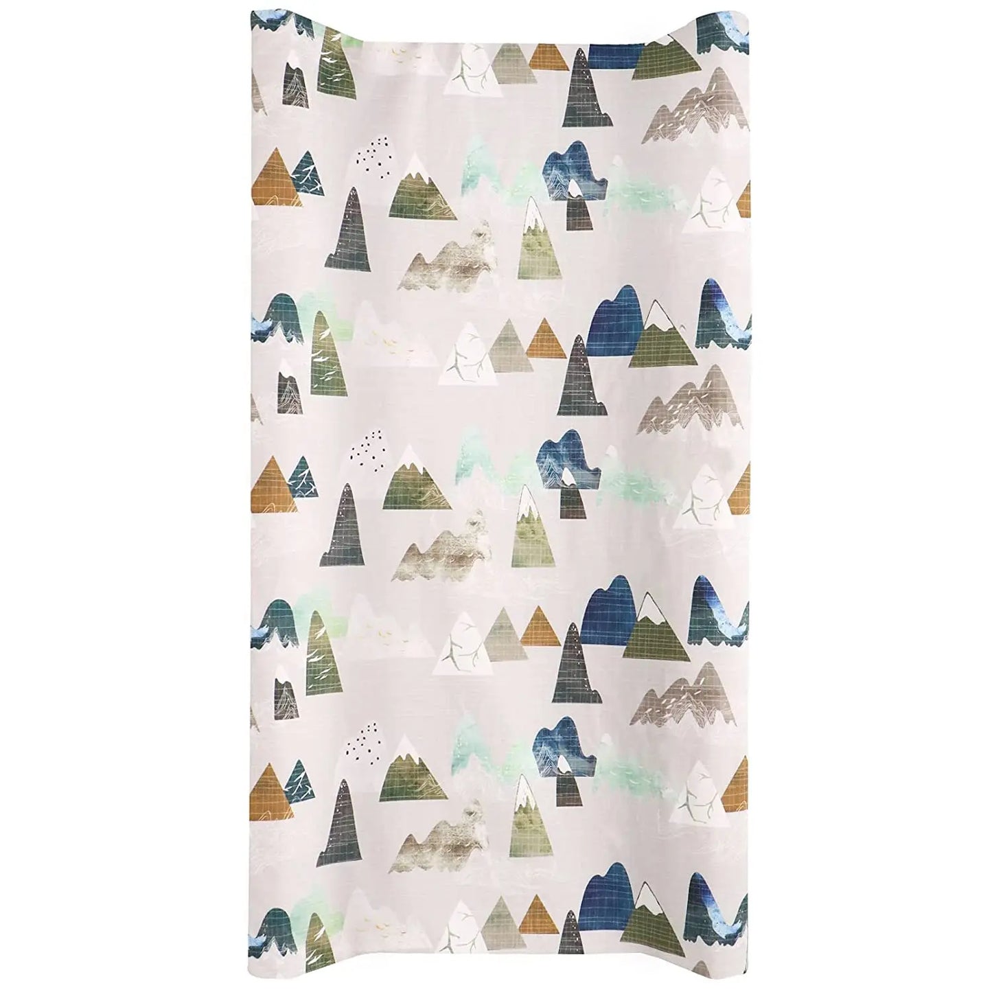 Detachable Muslin Cotton Crib Sheet – Soft Fitted Baby Mattress Cover with Elastic Edges