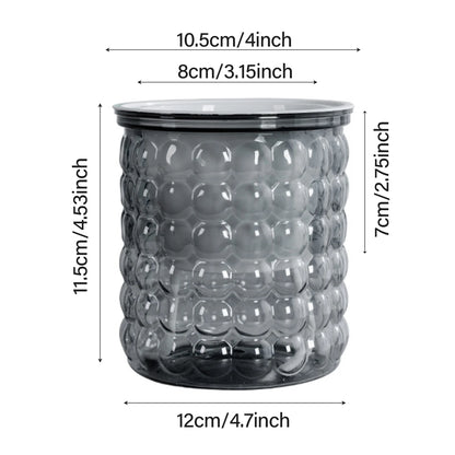 Mini Self Watering Flower Pot Fish Tank Transparent Plastic Plant Pots Self Watering Planter Pot Vase For Home Decoration