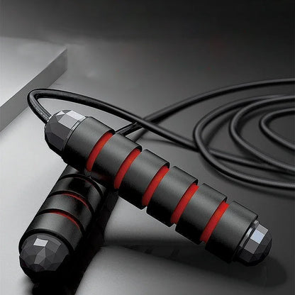 Jump Rope, Tangle-Free Rapid Speed Jumping Rope Cable with Ball Bearings for Women, Men, and Kids, Adjustable Steel Jump Rope