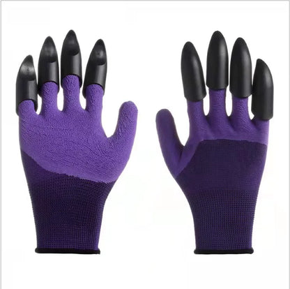 Claw Gardening Gloves – Digging & Planting Gloves with Built-In Claws for Weeding