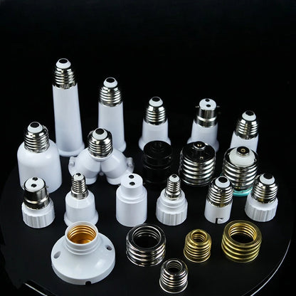 E27 to e27 screw socket lamp holder, 1-to-2 converter, multi head E27, one turn, double head extension lamp holder