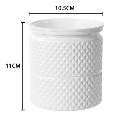 Mini Self Watering Flower Pot Fish Tank Transparent Plastic Plant Pots Self Watering Planter Pot Vase For Home Decoration