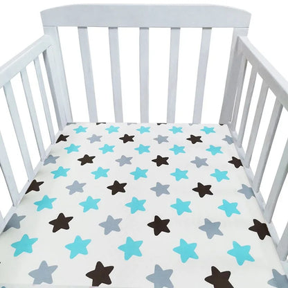 Fitted Bassinet Mattress Cover – Soft Crib Sheet for Newborns (90×50×5cm or 140×70×5cm)