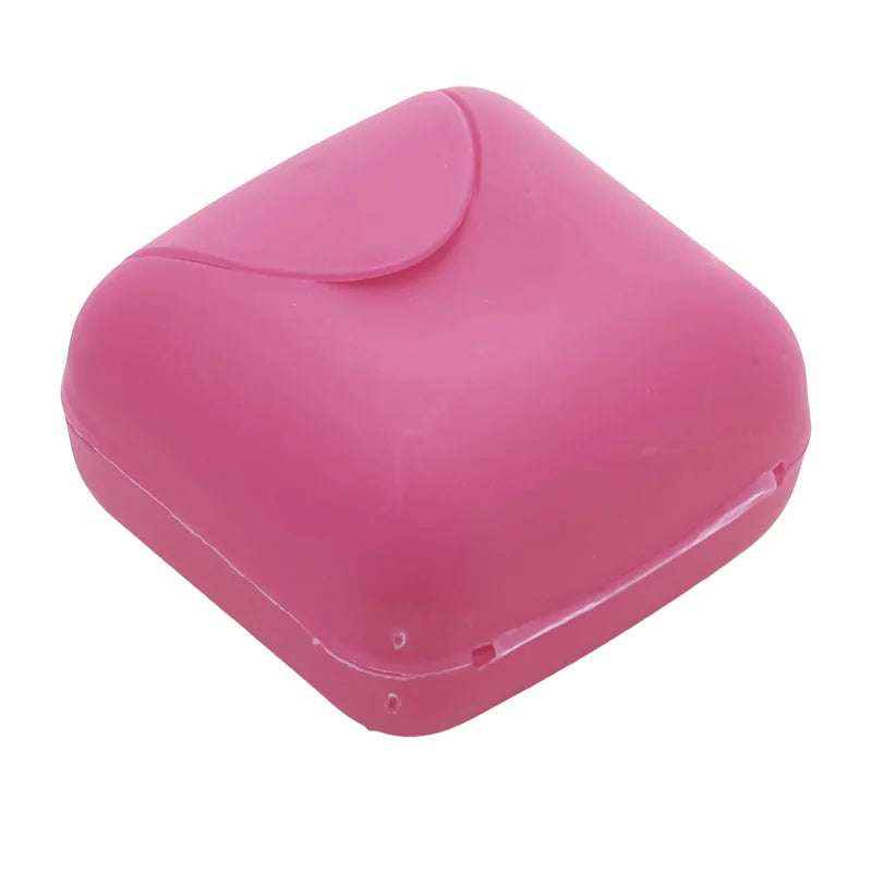 Portable Travel Soap Box Container with Cover – Plastic Soap Holder for Bathroom & Travel, Multiple Sizes