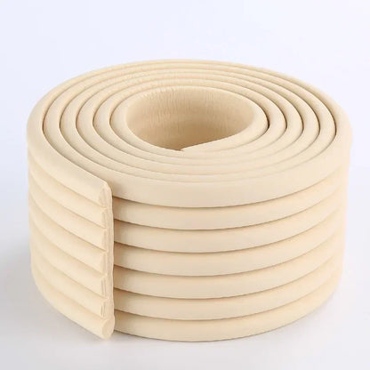 2M Table Edge Guard Furniture Corner Protector Self Adhesive U-Shape Anticollision Strip Child Safety Protection Soft Edge