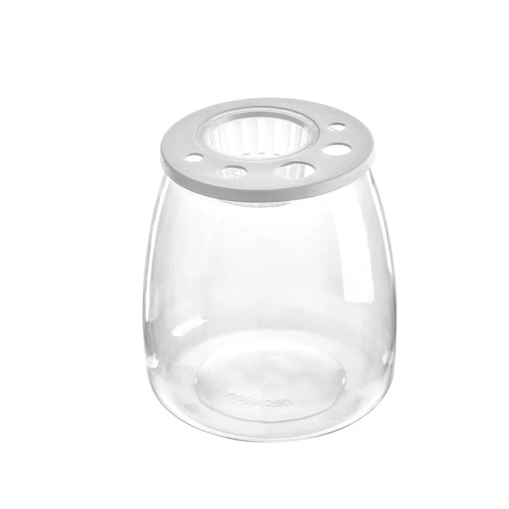 Tortoise Enclosure Transparent Plastic Fish Tank – Small Shatterproof Turtle Terrarium with Lid