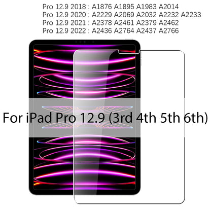 Tempered Glass For iPad Pro 12.9 12 9 11 10th 9th Generation Screen Protector For ipad Air 4 5 Mini 6 6th 7th 8th Gen 10.2 Film