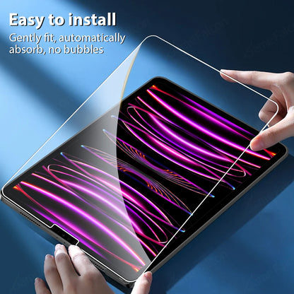 Tempered Glass Screen Protector For Apple IPad Pro 12.9 11 9.7 10.2 10.9 Air 4 5 Mini 6 5th 6th 7th 8th 9th 10th Generation Film