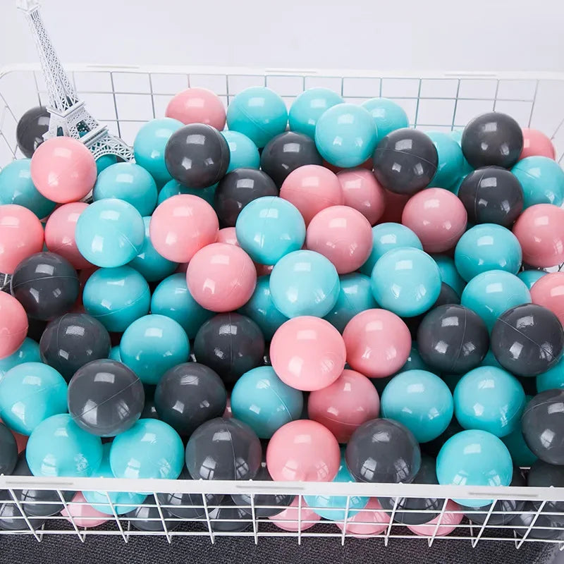 50pcs Colorful Love Star Ocean Balls – Eco-Friendly Plastic Balls for Baby Play Pits & Pools