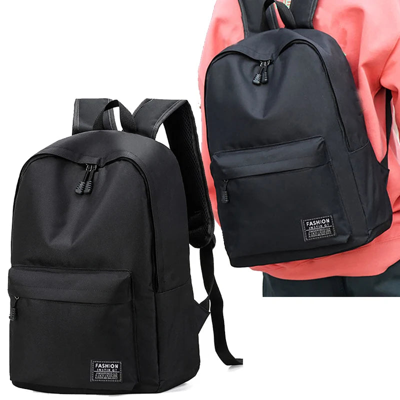 Men’s Korean Style School Backpack – Large Capacity Shoulder Laptop Bag for Travel, Study & Commuting