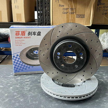 High quality Economical Car accessories brake discs automotive brake rotors for Audi  S6 S7 S8 SQ2 SQ5 Sportback SQ7 SQ8
