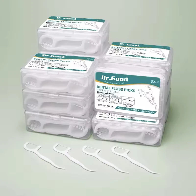 Dental Floss Sticks – 50/150/300/600/1000pcs Oral Care Tools for Healthy Teeth & Gums