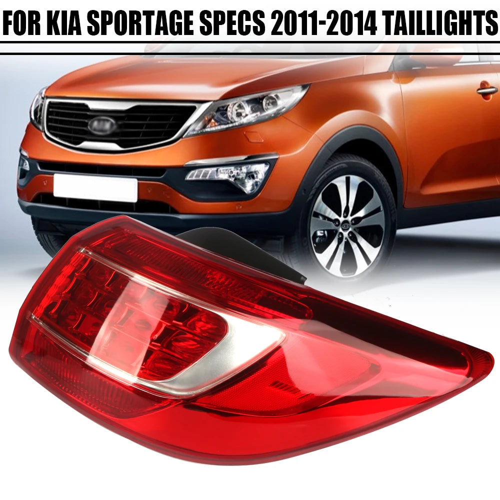 Left/Right Side Tail Lamp FOR KIA Sportage Specs 2011 2012 2013 2014 Rear Tail Light Brake Lamp with