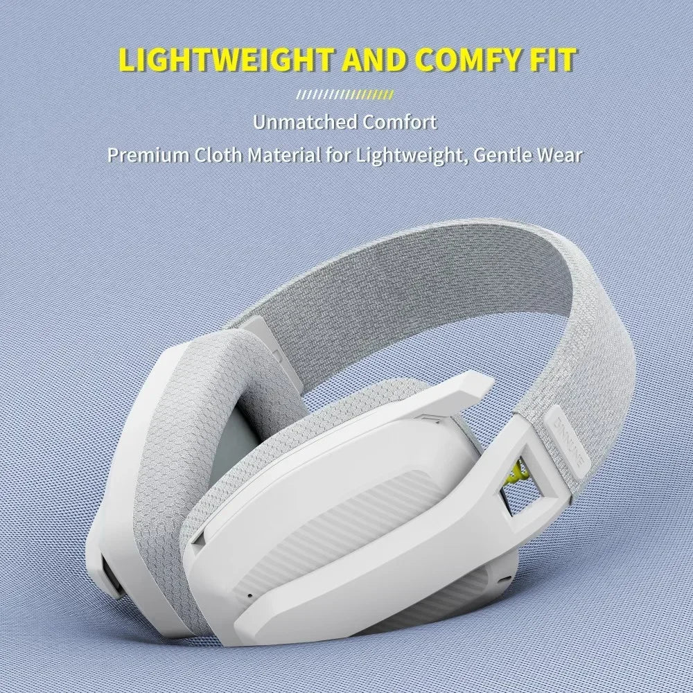 BINNUNE BW06 Wireless Gaming Headset – Bluetooth & 2.4GHz Audio with Mic for PS5, PC, Mac & More