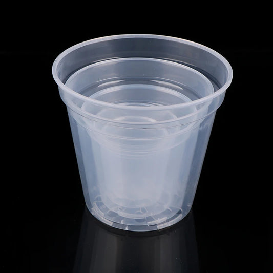 Transparent Orchid Pot – Plastic Flower Pot for Phalaenopsis, Cyclamen & Indoor Plants