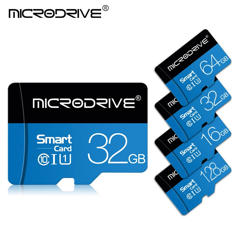 Class 10 Micro TF SD Card – 16GB to 256GB High-Speed Memory Card with SD Adapter for Camera, Phone, Driving Recorder