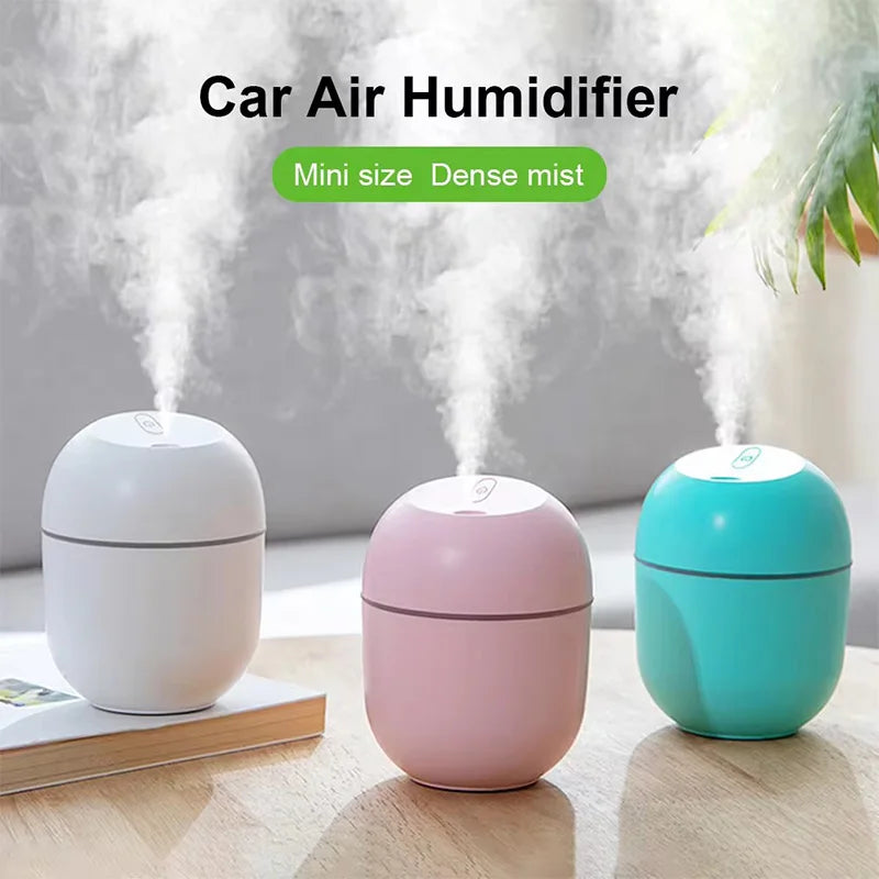 Portable USB Water-Drop Humidifier – Mini Desktop Home Mist Atomizer