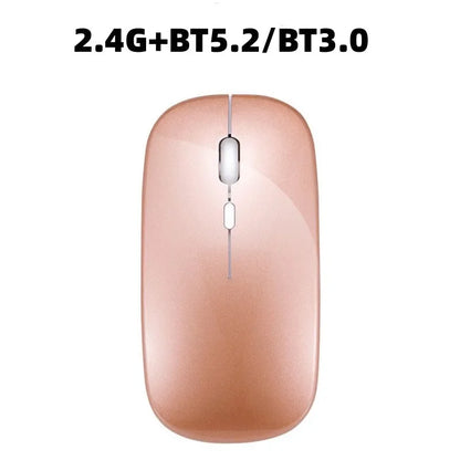 New Bluetooth Wireless Mouse USB Optical Rechargeable Mouse for Computer Laptop PC Macbook Gaming Mouse Gamer 2.4GHz 1600DPI