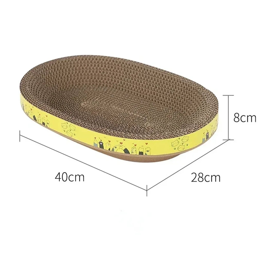 Corrugated Paper Cat Scratching Board – Durable Furniture Protector & Claw Toy