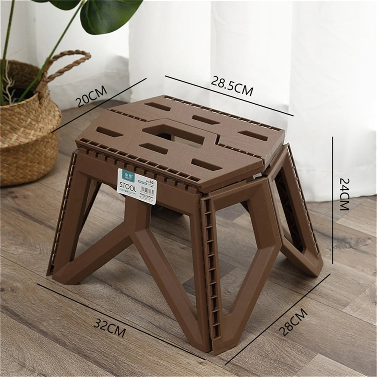 Outdoor Folding Stool – Portable High Load-Bearing Camping Chair for Fishing, Beach & Travel