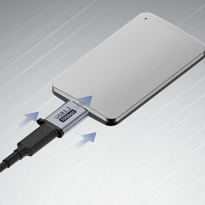 Adaptateur Micro B USB 3.0 mâle vers type C femelle, connecteur pour disque dur externe HDD, câble