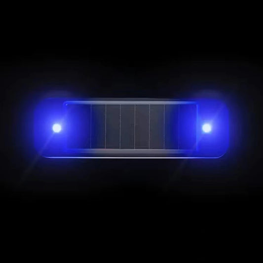 Mini LED Solar Power Car Warning Light – Wireless Anti-Theft Flashing Dummy Alarm Lamp for Night Security