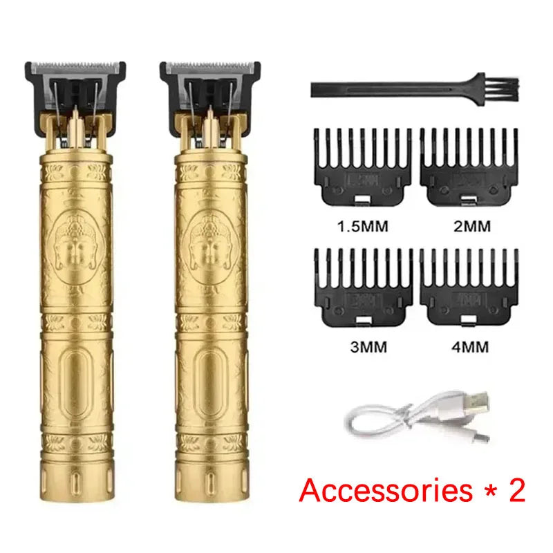 Vintage T9 Hair Clipper Beard Shaving Body Hair Trimmer Clippers Electric Men Haircut Machine 0mm Barber Shaver