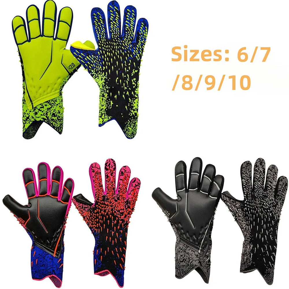 Soccer Goalkeeper Gloves – Anti-Slip Training Gloves for Adults & Children