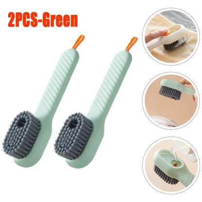 Multi-Function Automatic Spot Shoe Brush – Soft Bristle Handheld Cleaner with Liquid Dispenser