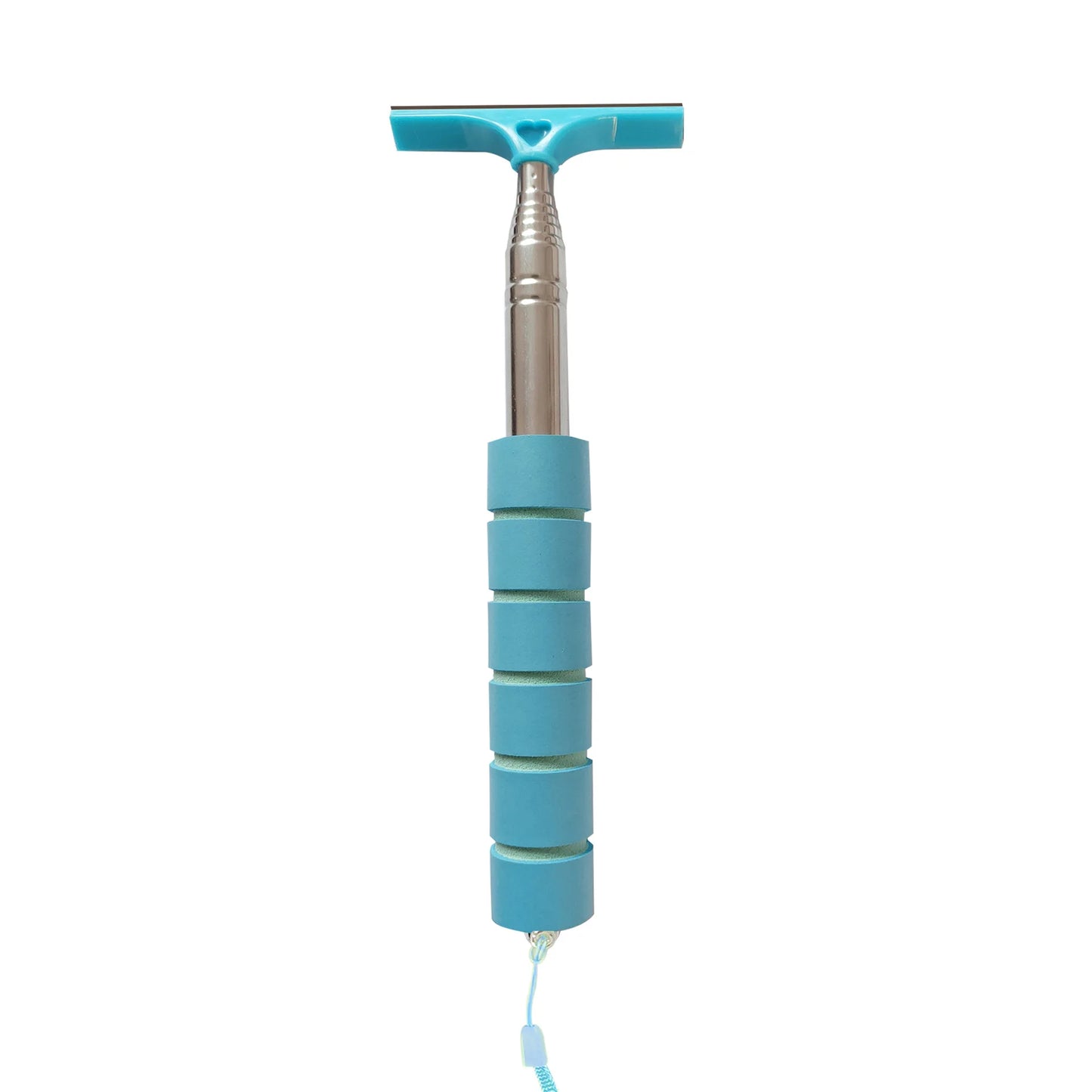 Telescopic Car Rearview Mirror Wiper with Stainless Steel Handle – Auto Glass Cleaning Tool