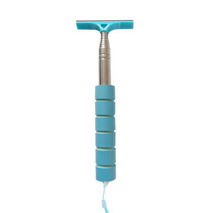 Telescopic Car Rearview Mirror Wiper with Stainless Steel Handle – Auto Glass Cleaning Tool