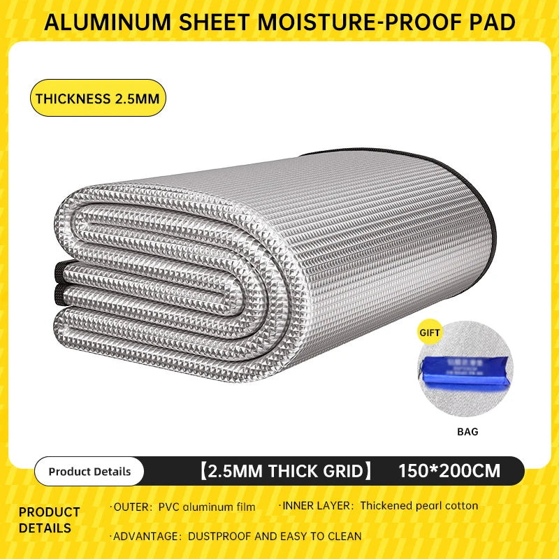 Outdoor Picnic Moisture-Proof Pad – Double-Sided Thick Aluminum Film Waterproof Beach & Camping Mat