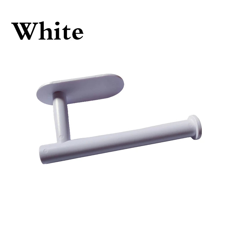 Adhesive Paper Towel Holder – Under Cabinet Tissue Rack for Kitchen & Bathroom Storage