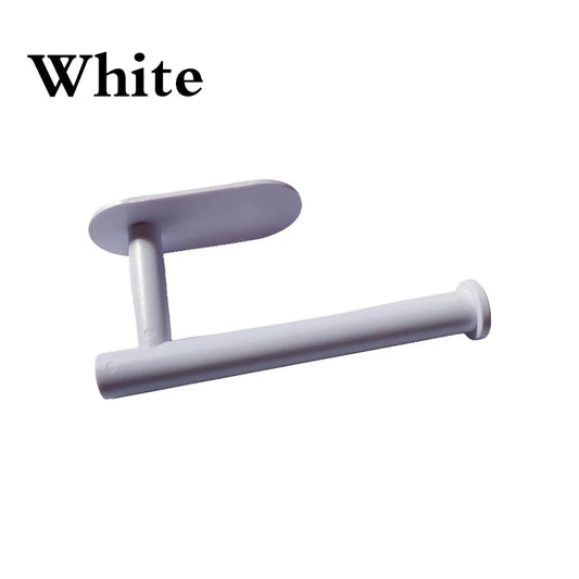Adhesive Paper Towel Holder – Under Cabinet Tissue Rack for Kitchen & Bathroom Storage