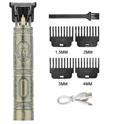 Vintage T9 Hair Clipper Beard Shaving Body Hair Trimmer Clippers Electric Men Haircut Machine 0mm Barber Shaver