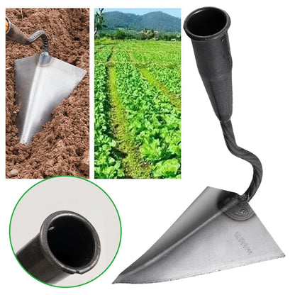 Small Tip Triangle Hoe – Manual Plow for Farming, Soil Loosening & Garden Weeding